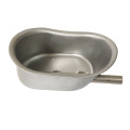 Stainless steel drinking bowl for pigs oval automatic drinking fountain piglet drinking trough